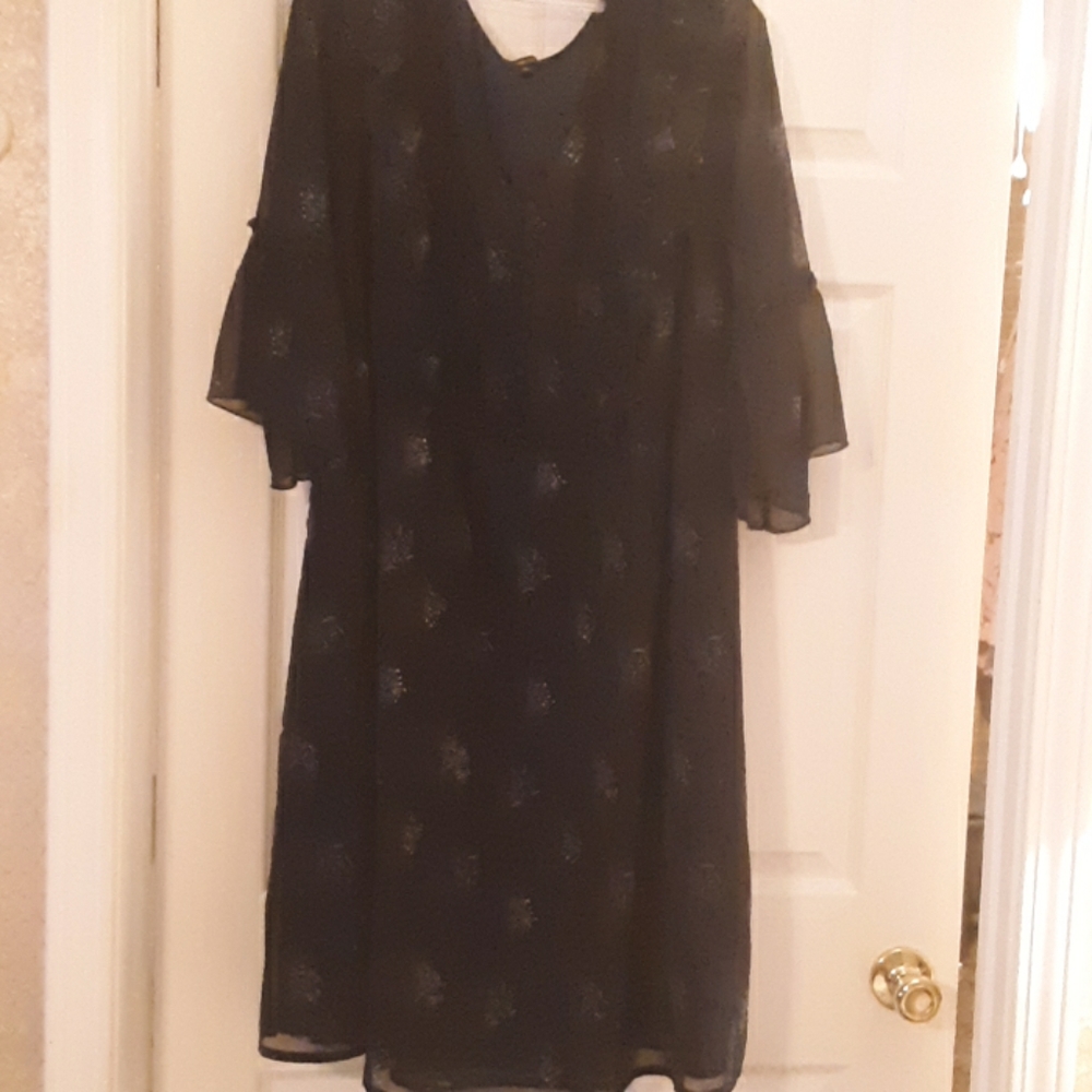 EUC Ellos plus size 28 Navy dress